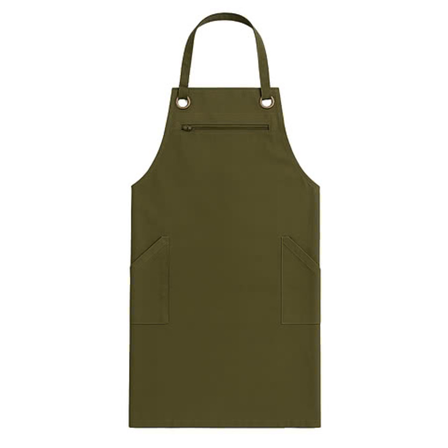 Artisan Collection Barley Full Length Three-Pocket Apron - Embroidered