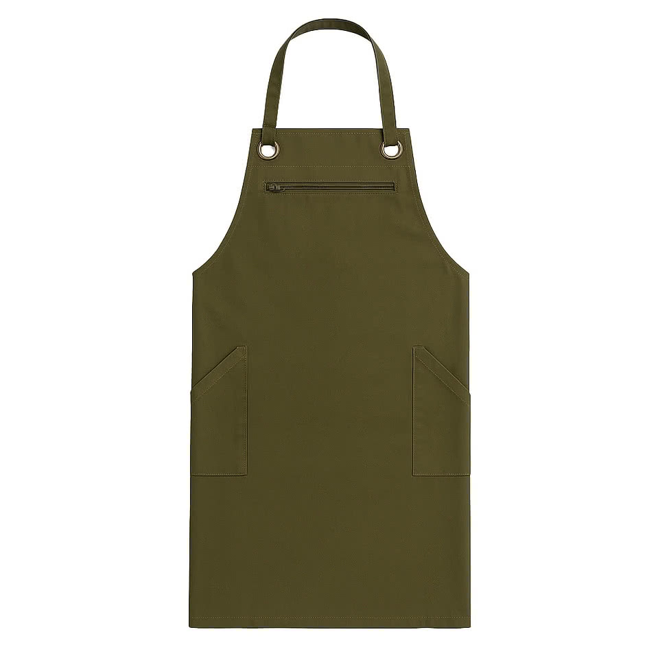 Artisan Collection Barley Full Length Three-Pocket Apron - Printed