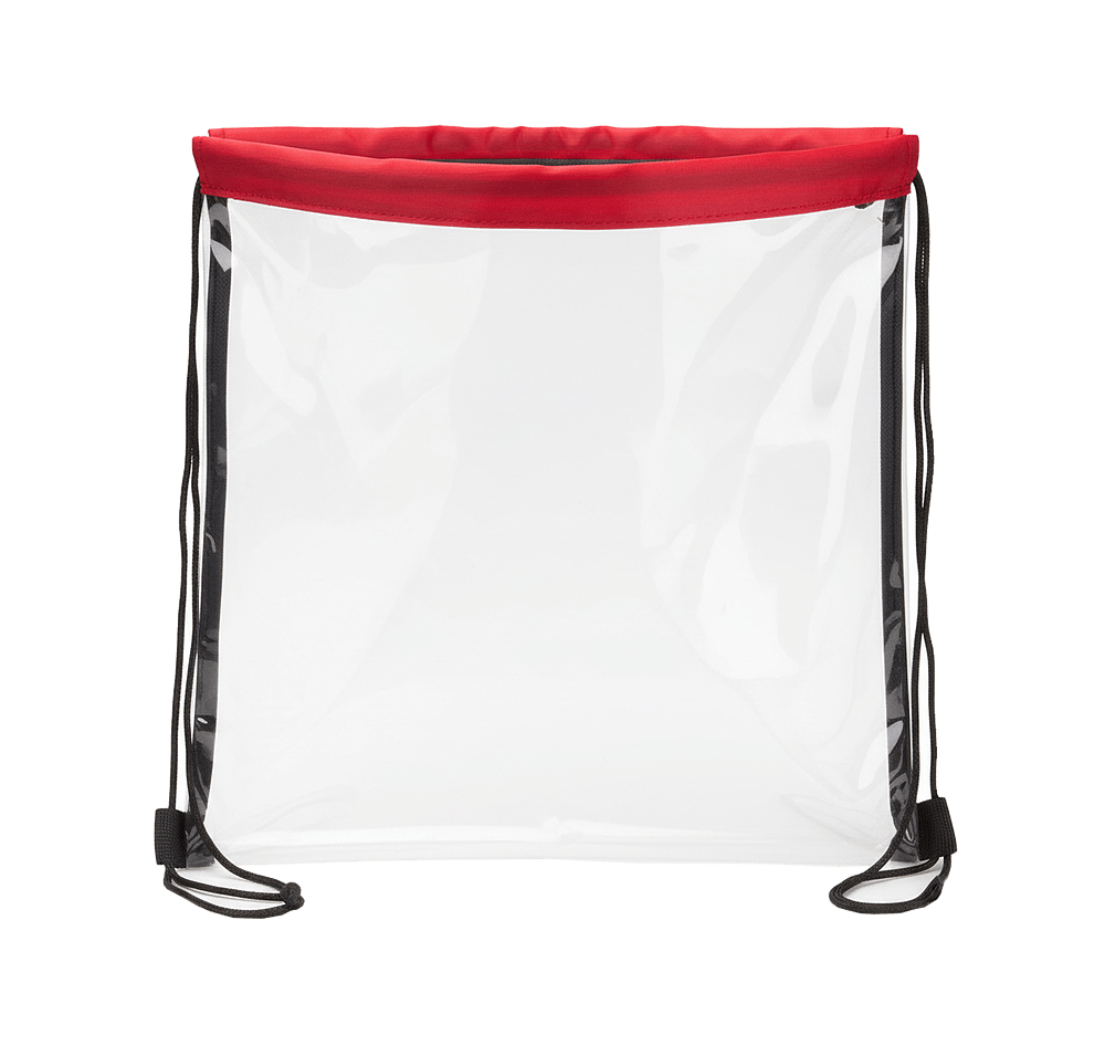 Clear Vinyl Drawstring Bag-default