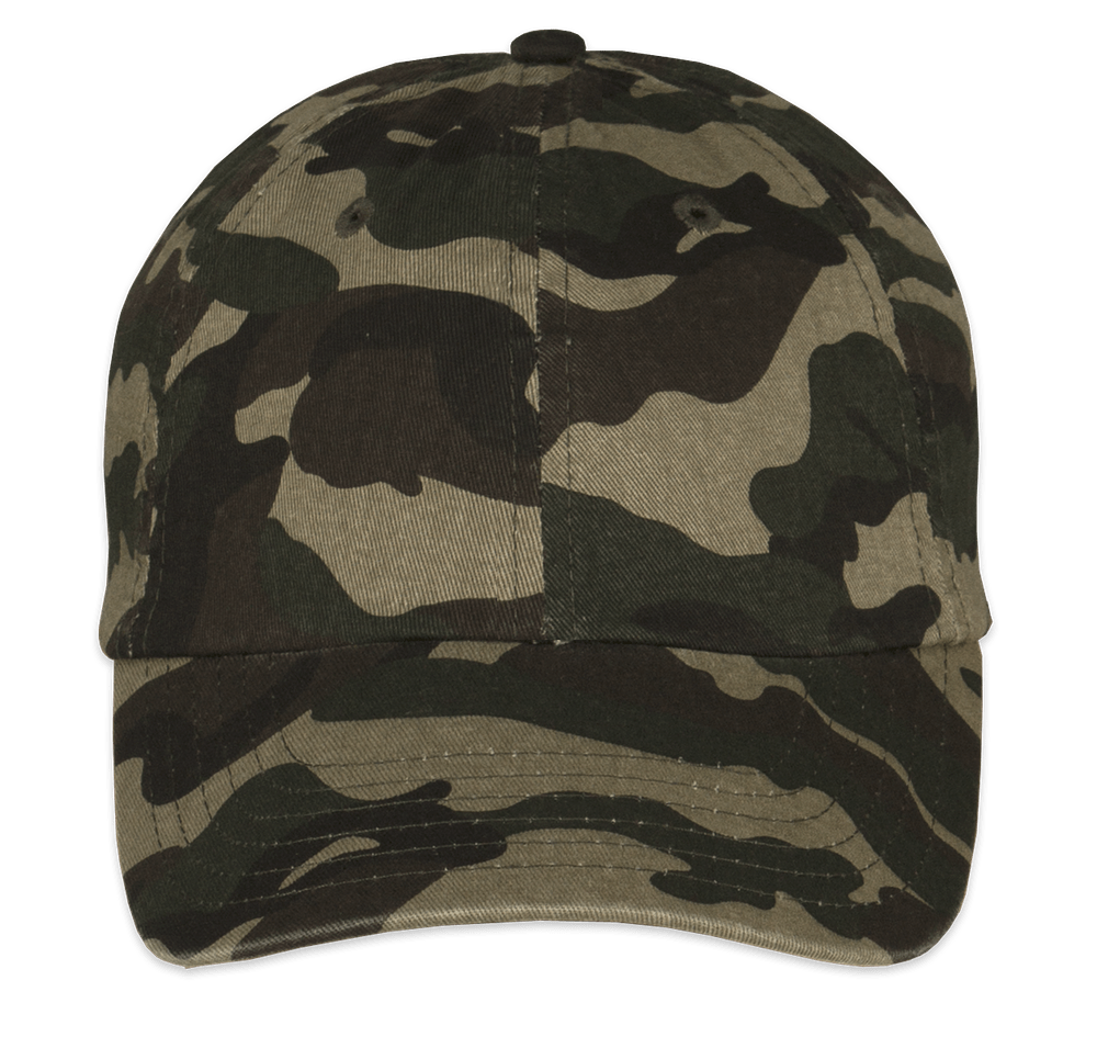 Valucap Bio-Washed Camo Hat-default