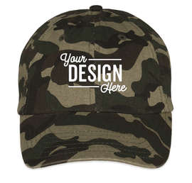 Valucap Bio-Washed Camo Hat