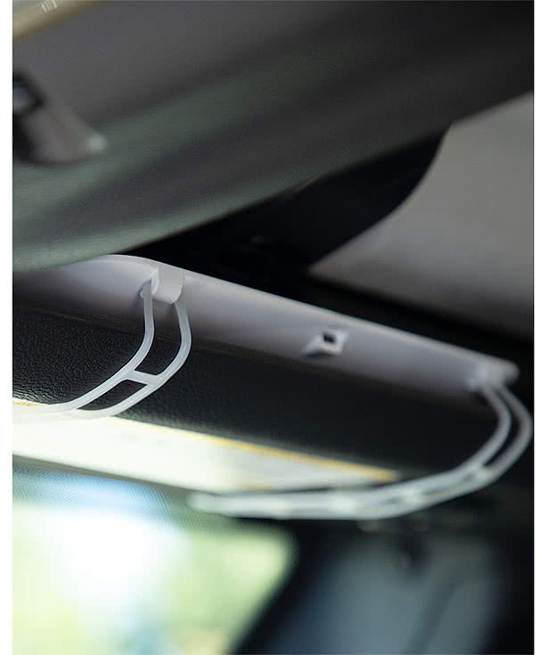 Car Visor Mirror with LED Lighting