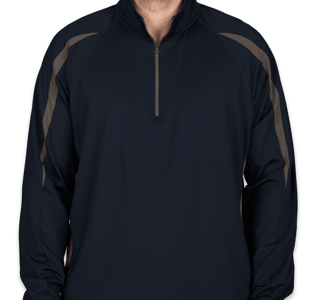 Sport-Tek Contrast Performance Half Zip Pullover-default