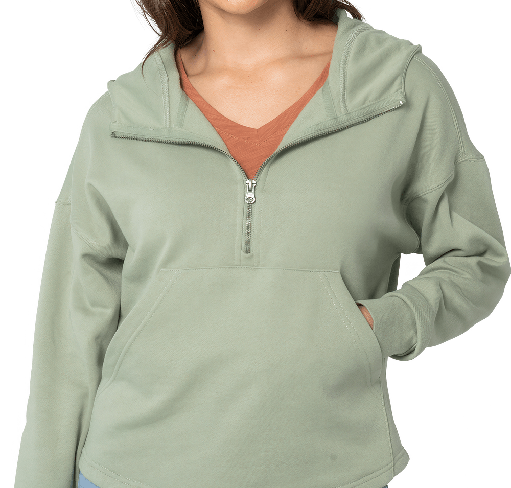 Charles River Women's Willow Quarter Zip Hoodie-default