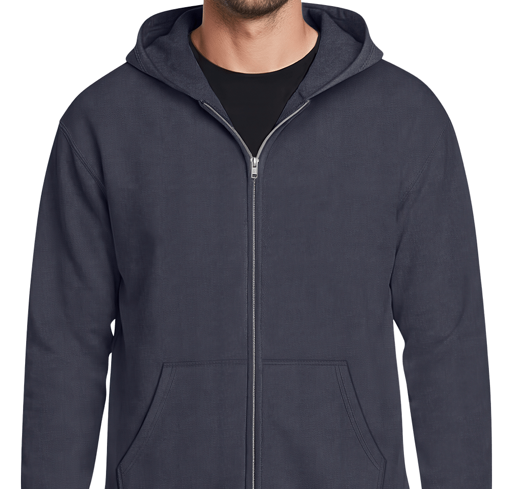 Blue Generation Lightweight Fleece Zip Hoodie-default