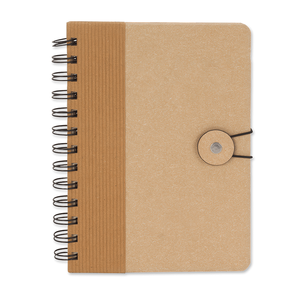 Two-Tone Kraft Recycled Soft Cover Notebook-default
