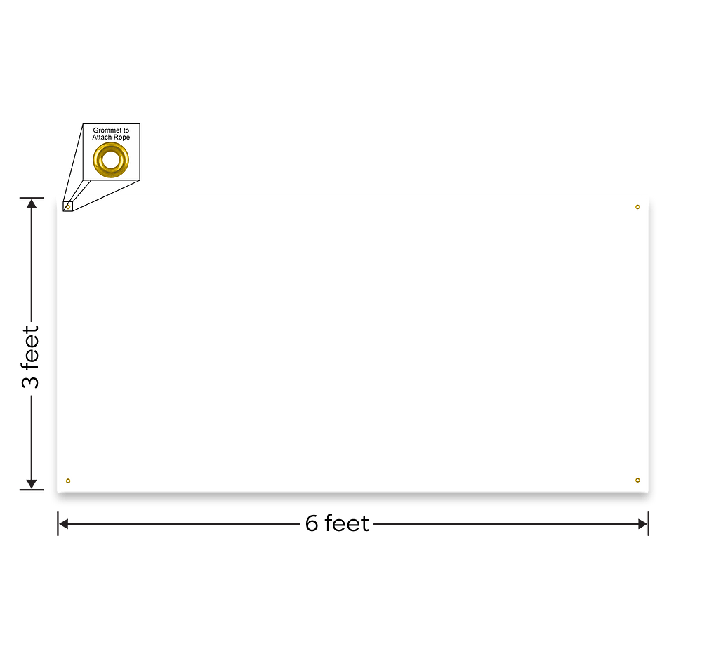 Full Color 6' x 3' Polyester Banner-default