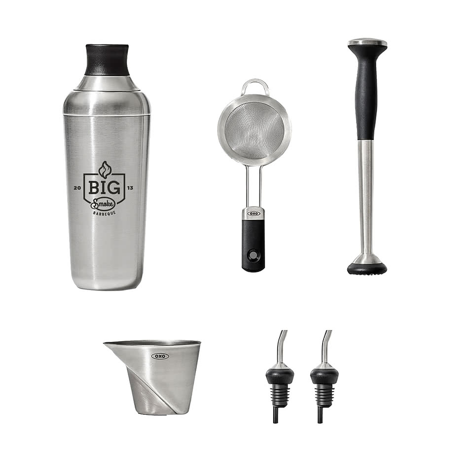 OXO Steel 6-Piece Barware Set