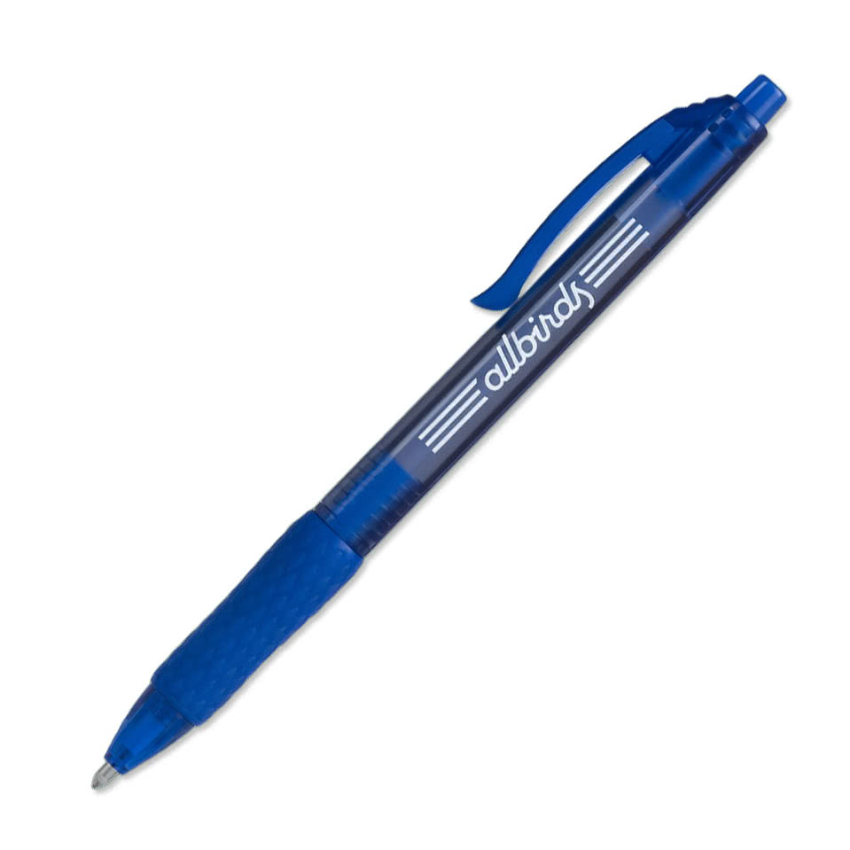 Vortex Recycled Translucent Ballpoint Pen (black ink)