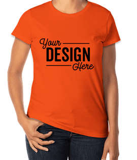 Anvil Women's Jersey T-shirt - Color: Orange