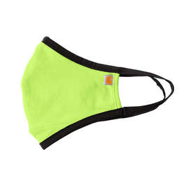 Customized Carhartt Cotton Stretch Face Mask (3 pack) - Color: Neon Lime