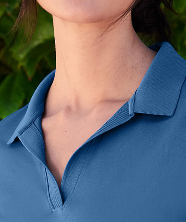 Brooks Brothers Women's Mesh Performance Pique Polo - Printed