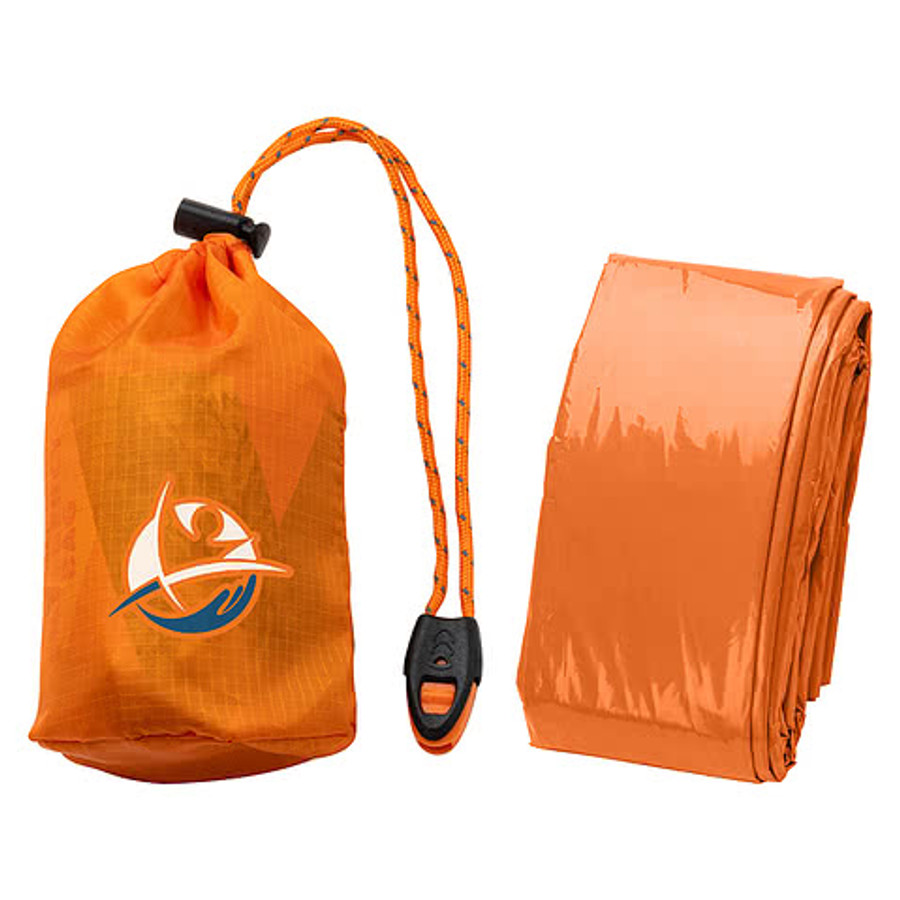 Chamber Compact Emergency Sleeping Bag in Orange