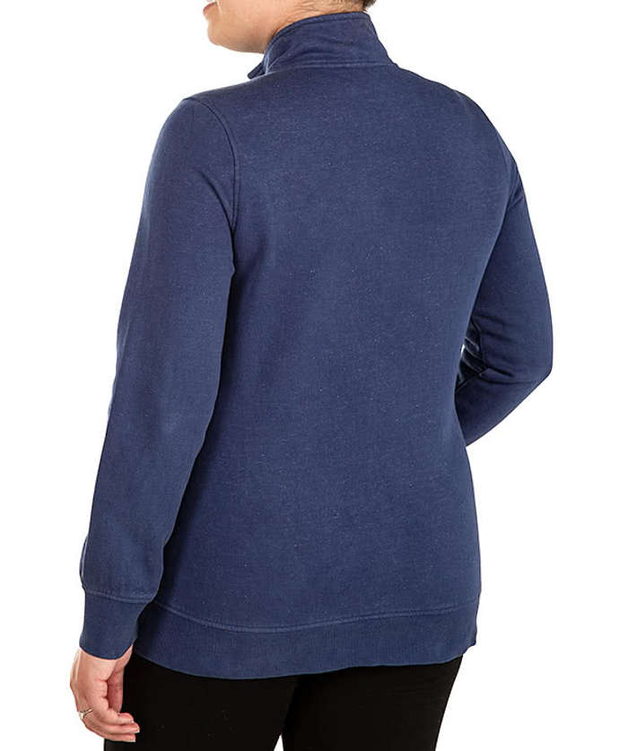 Charles River Women's Clifton Garment Dyed Full Zip Sweatshirt