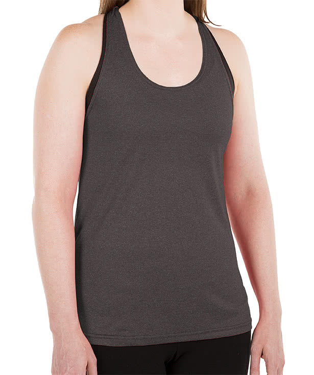 Badger Women's Heather Performance Racerback Tank