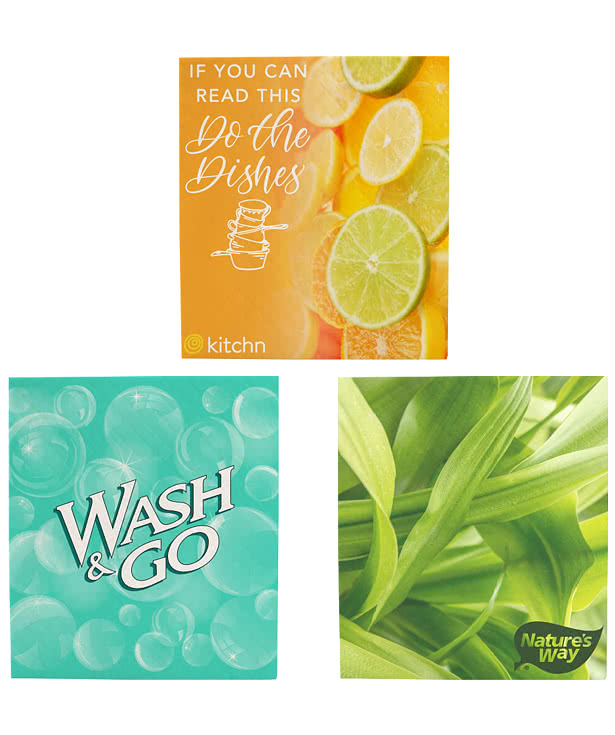 Full Color Lather Up Dish Cloth