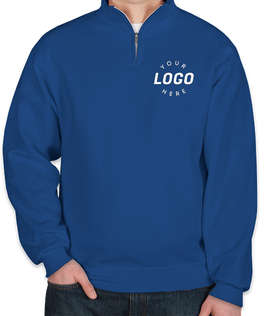 Jerzees Nublend Quarter Zip Sweatshirt - Color: Royal