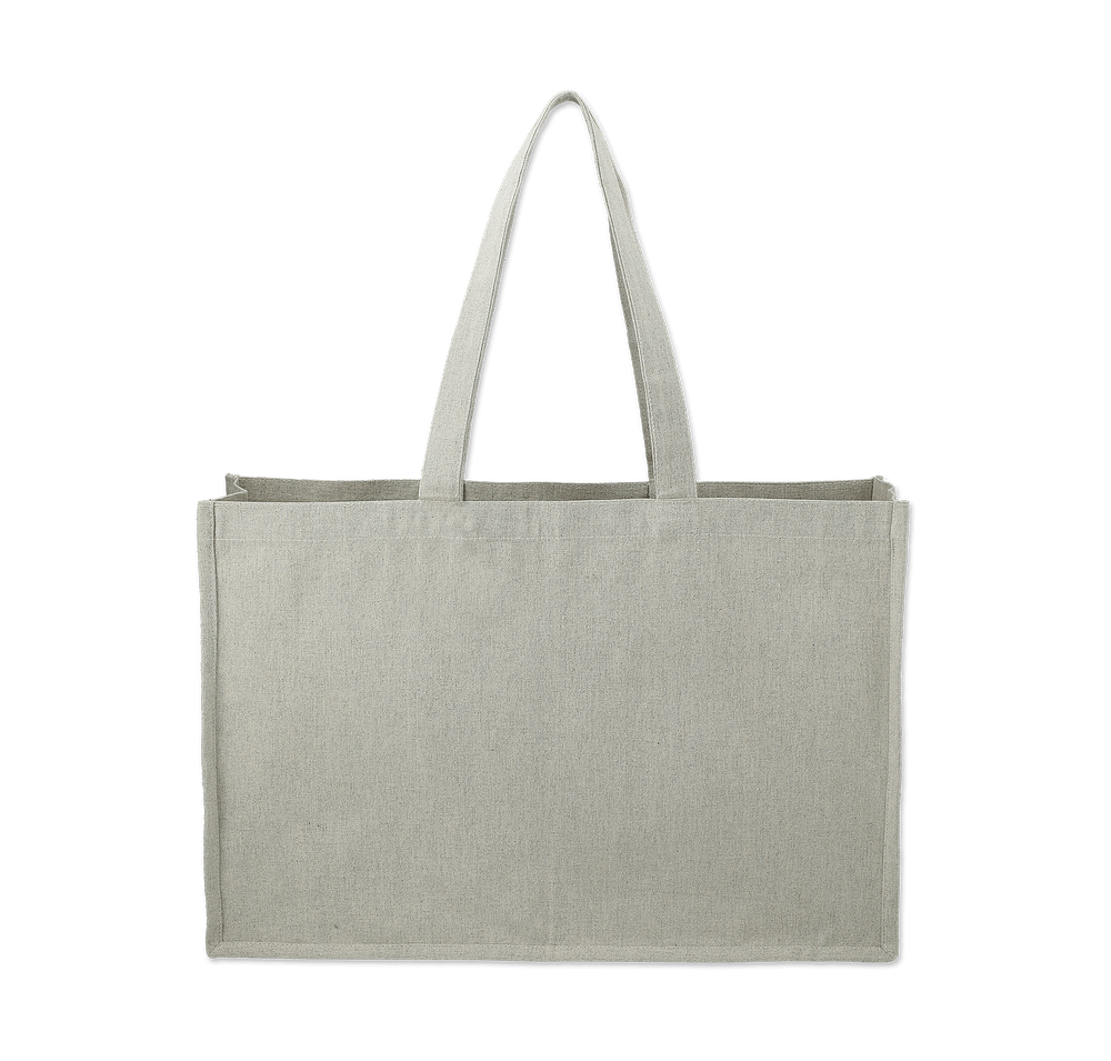 Repose Large Recycled Cotton Shoulder Tote Bag-default