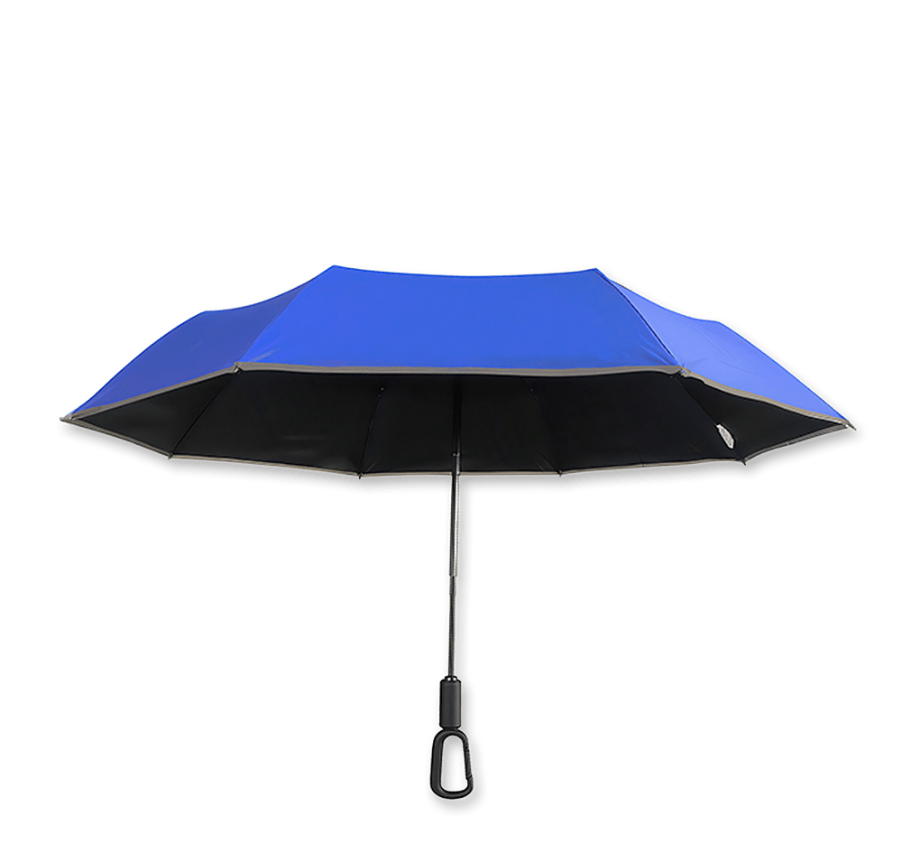 Full Color Ridgeline 46" Arc Reflective Umbrella with Carabiner Handle-default