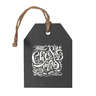 Gift Tag Slate Ornament