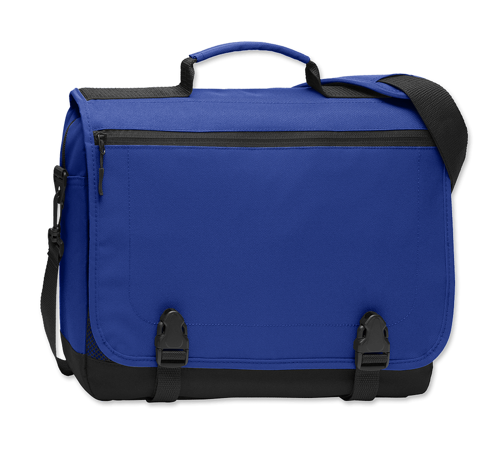 Port Authority Poly Canvas 15" Computer Briefcase-default