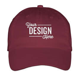 Valucap Bio-Washed Hat - Color: Maroon