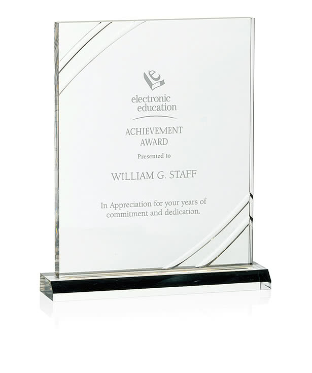 Laser Engraved Knockout Award
