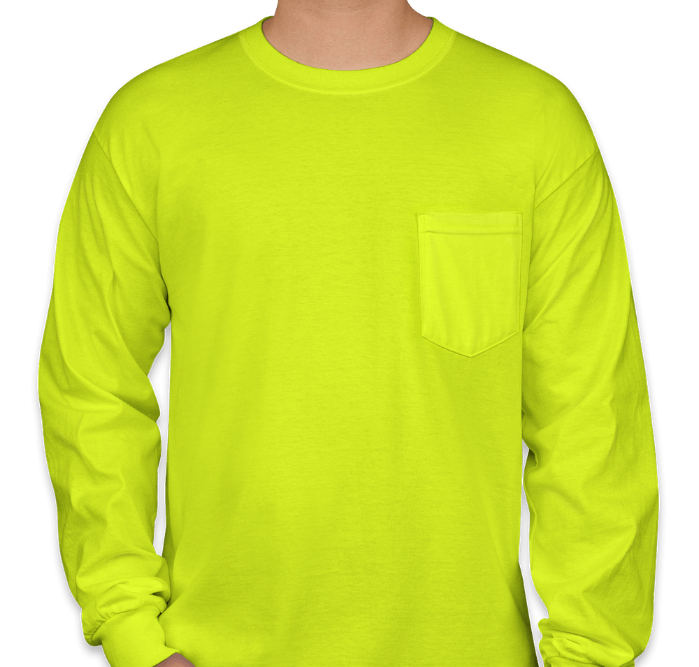 Gildan Ultra Cotton Long Sleeve Pocket T-shirt-default