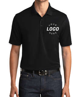 Port Authority Dry Zone UV Performance Polo - Color: Deep Black