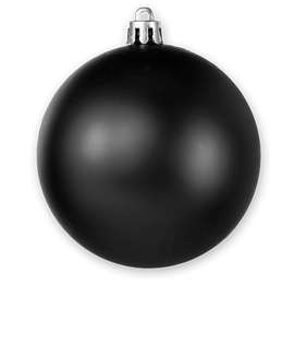 Shatterproof Ball Ornament - Color: Matte Black