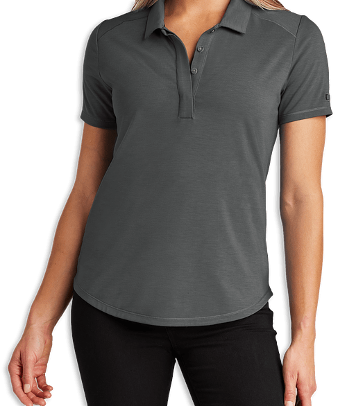 OGIO Women's Motion Performance Polo in Tarmac Grey