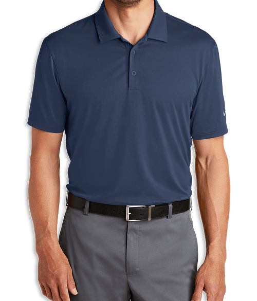 Nike Dri-FIT Legacy Performance Polo - Embroidered in Midnight Navy