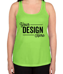 Sport-Tek Women's Competitor Performance Racerback Tank - Color: Lime Shock