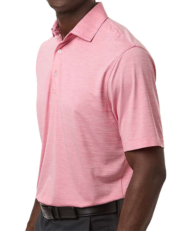 Paragon Bohemian Striped Heather Performance Polo - Printed
