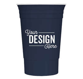16 oz. Reusable Plastic Party Cup - Color: Navy