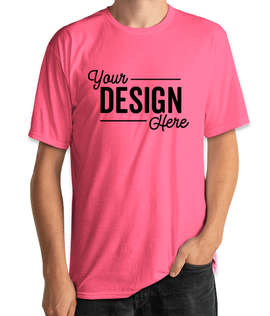 Delta Performance Blend T-shirt - Color: Safety Pink