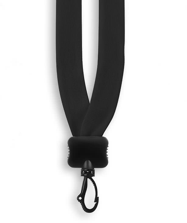 3/4" Cotton Lanyard with Plastic Clamshell and Swivel Snap Hook
