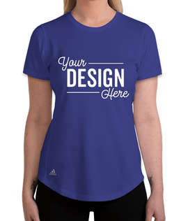 Adidas Women's Solid 100% Recycled UPF 50 Performance Shirt
