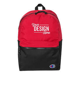 Champion Colorblock Backpack - Color: Heather Red