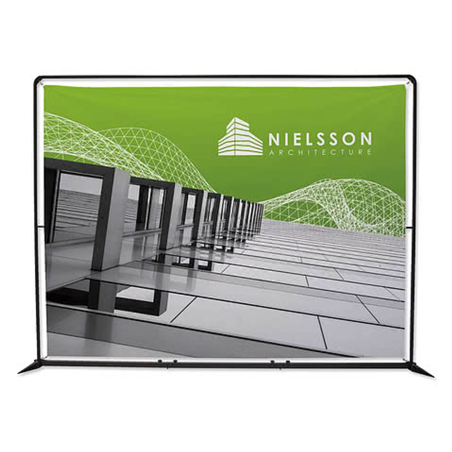 Full Color 123" x 90" FrameWorx Banner Display Kit in White