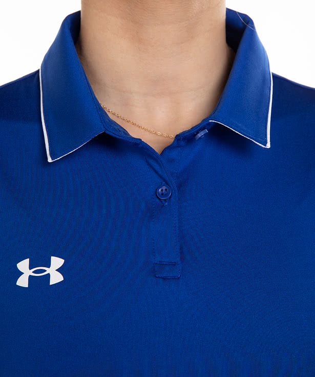 Under Armour Women's Tipped Team Performance Polo - Embroidered
