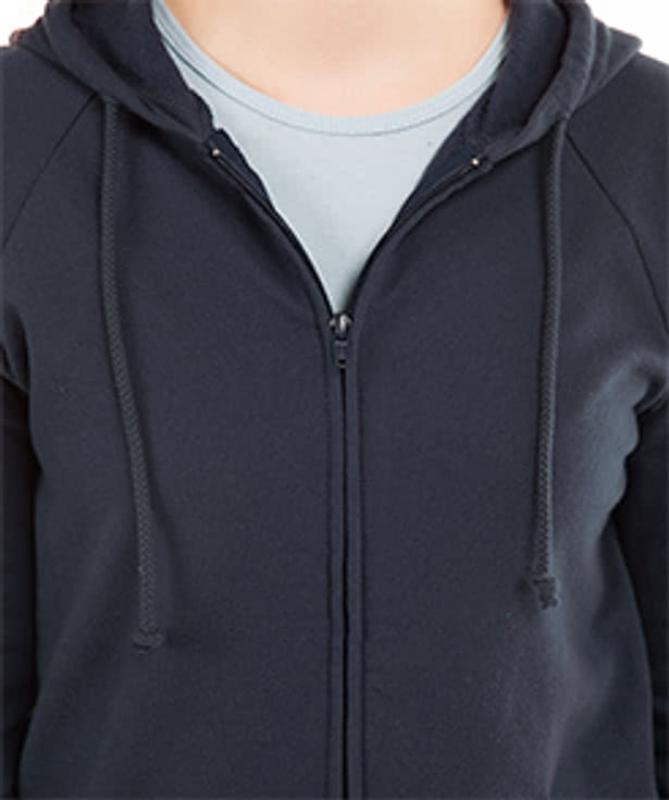 Bella + Canvas Juniors Raglan Zip Hoodie
