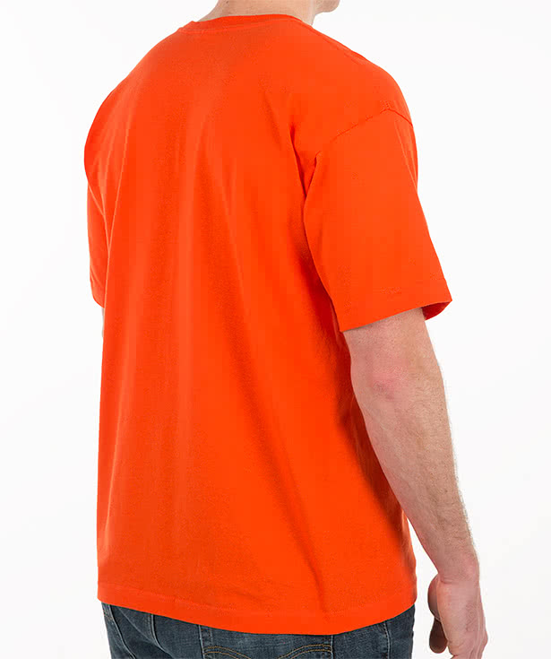 Custom Bayside USA-Made 100% Cotton Pocket T-shirt - Design