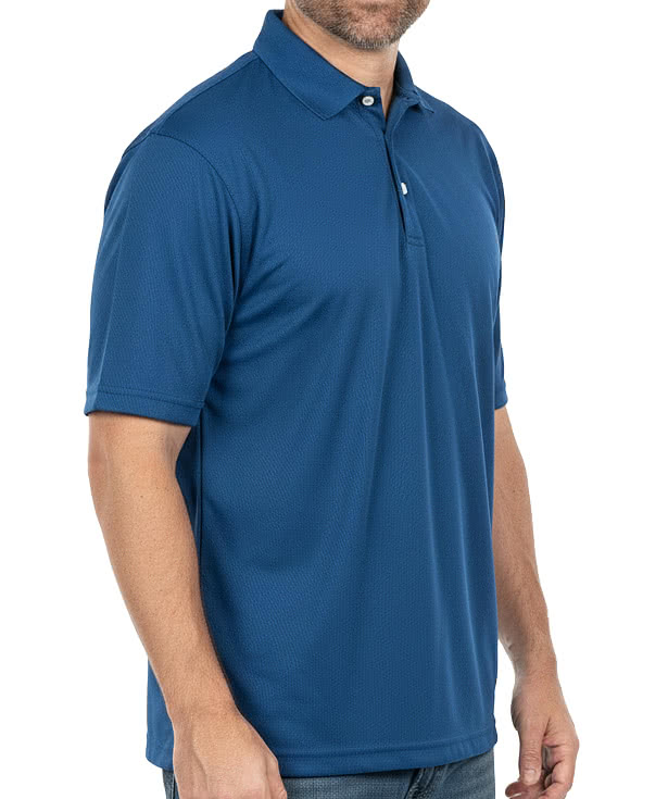 Burnside Solid Performance Pique Polo