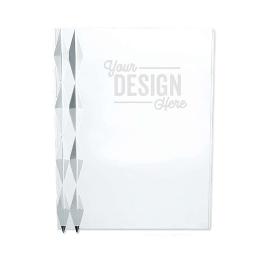 Laser Engraved Argyle Award in Clear