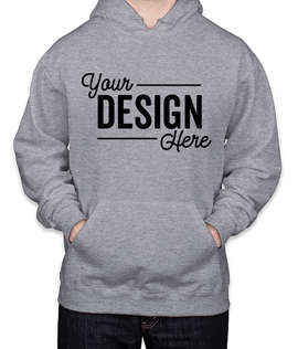 Jerzees Nublend 50/50 Pullover Hoodie - Color: Athletic Heather