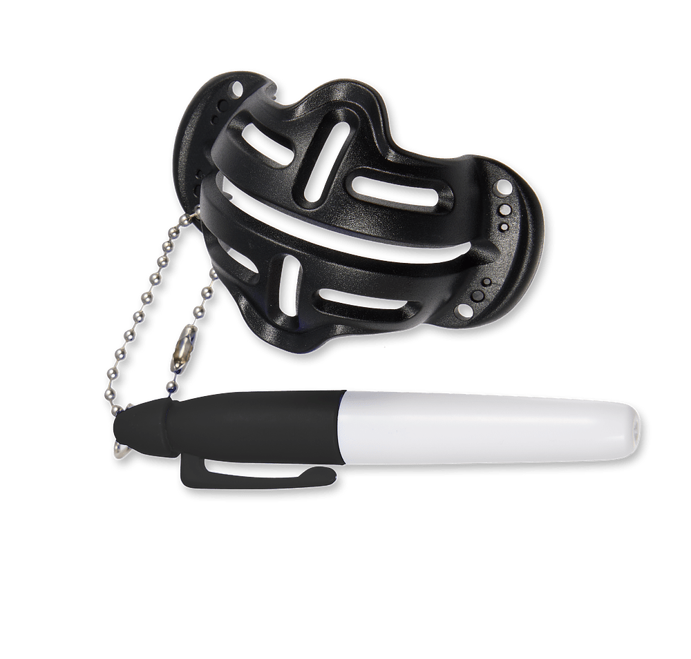 Recycled Golf Ball Stencil with Marker-default