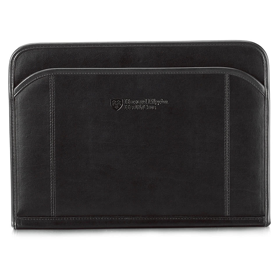 Global Leather Zippered Padfolio