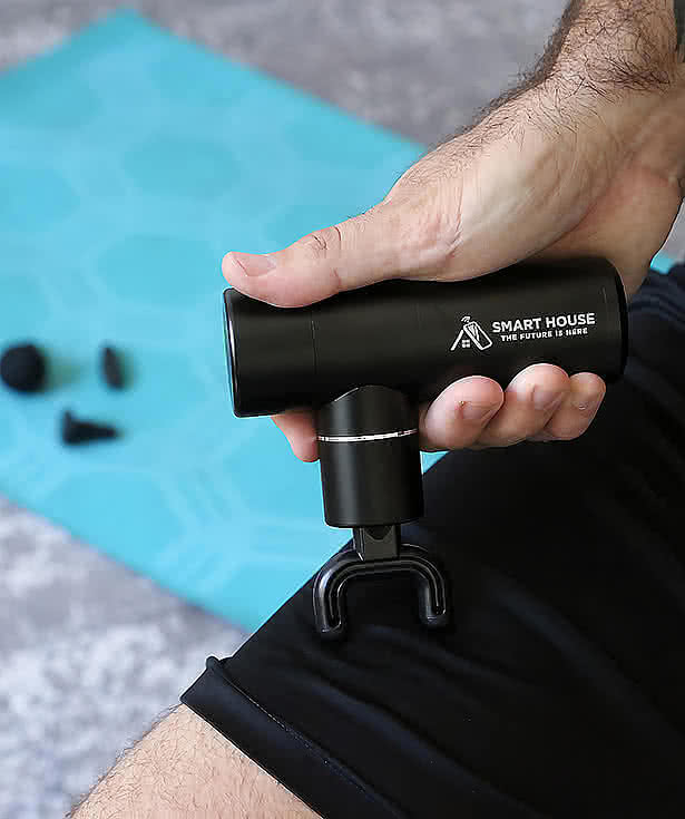 Laser Engraved Kneado Handheld Massage Gun