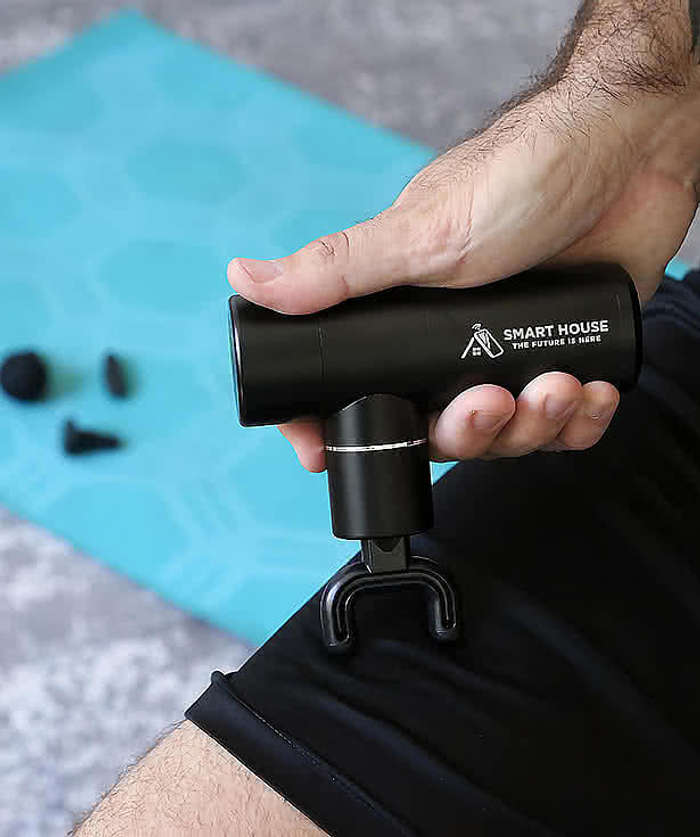Laser Engraved Kneado Handheld Massage Gun
